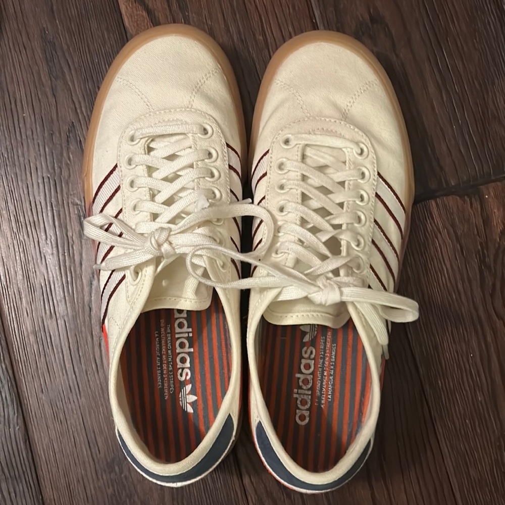 Adidas Delpala Off White / Collegiate Burgundy / Legacy Blue